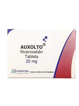 Auxolto Rivaroxaban 20mg 28 Tabletas