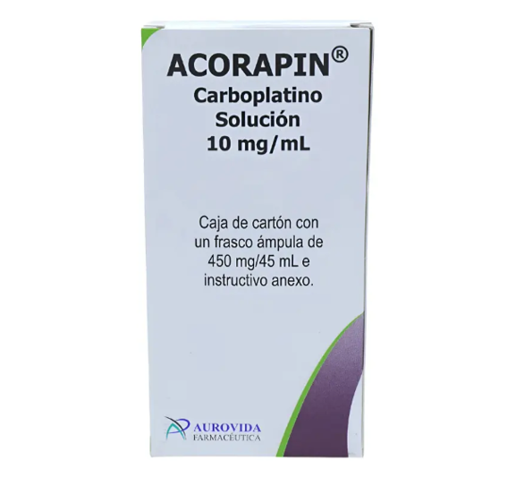 Acorapin Carboplatino 450mg Solución 45ml Grande Aurovida