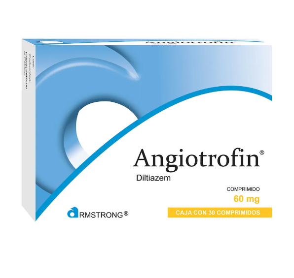 Angiotrofin 60 mg, 30 Comprimidos | Trimetazidina | FarmaVá