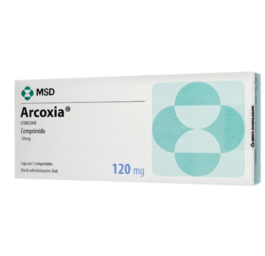 Arcoxia Comprimido 120 Mg, 7 Comprimidos