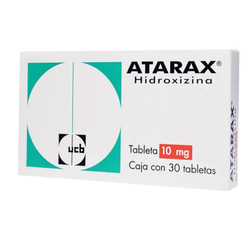 Atarax Tableta 10 Mg, 30 Tabletas