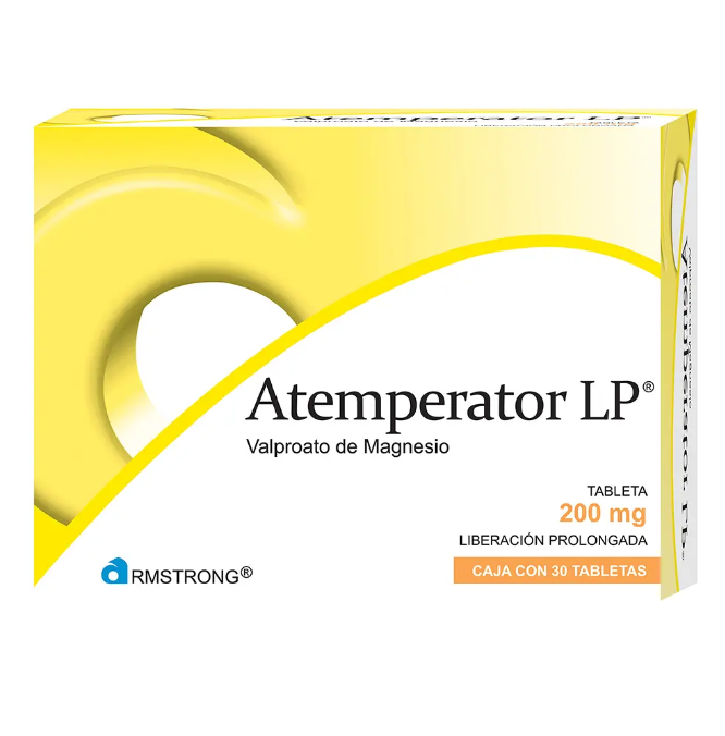 Atemperator Tableta De Liberación Prolongada 200 Mg, 30 Tabletas