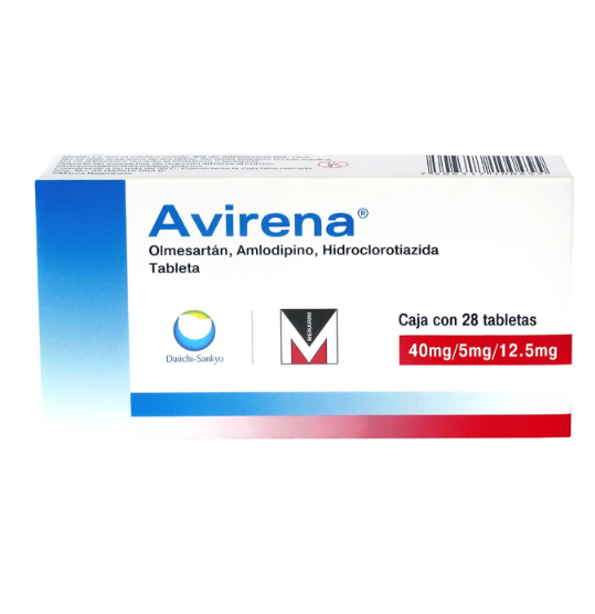 Avirena Tableta 40 Mg/5 Mg/12.5 Mg, 28 Tabletas