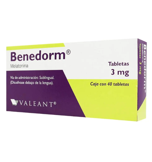 Benedorm Tableta 3 Mg, 40 Tabletas
