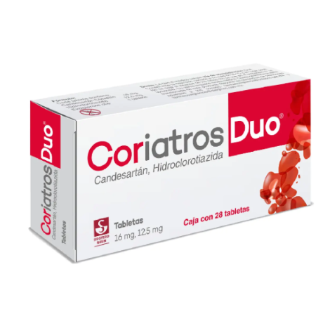 Coriatros Duo Tableta 16 Mg/12,5 Mg, 28 Tabletas