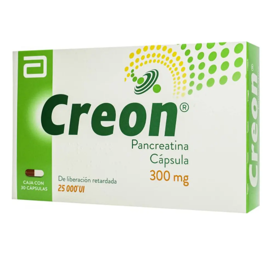 Creon Cápsulas 300 Mg, 30 Cápsulas