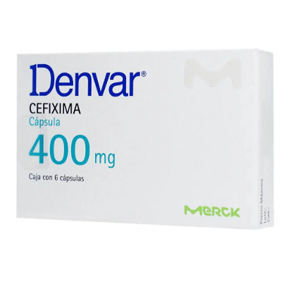 Denvar Cápsulas 400 Mg, 6 Cápsulas