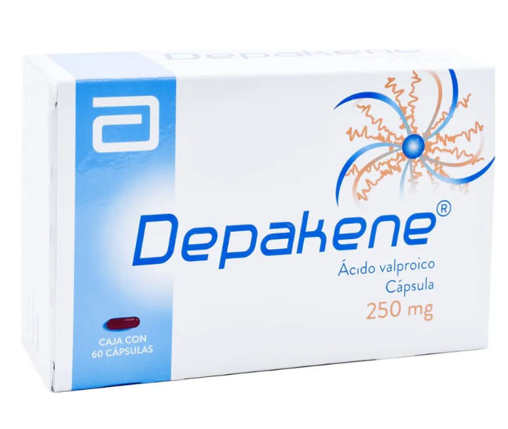 Depakene Cápsula 250 Mg, 60 Cápsulas