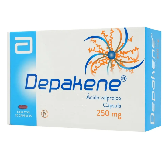 Depakene Cápsula 250 Mg, 30 Cápsulas