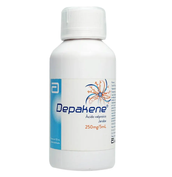 Depakene Jarabe 250 Mg/5 Ml, 1 Frasco 120 Ml + Vaso Dosificador