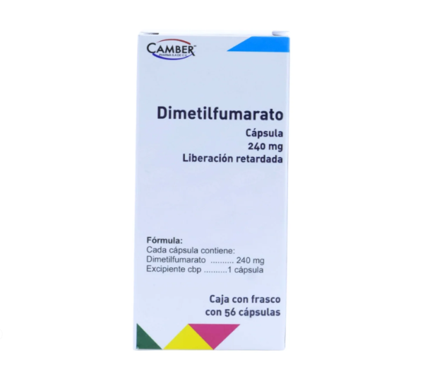 Dimetilfumarato 240mg Con 56 Cápsulas Camber