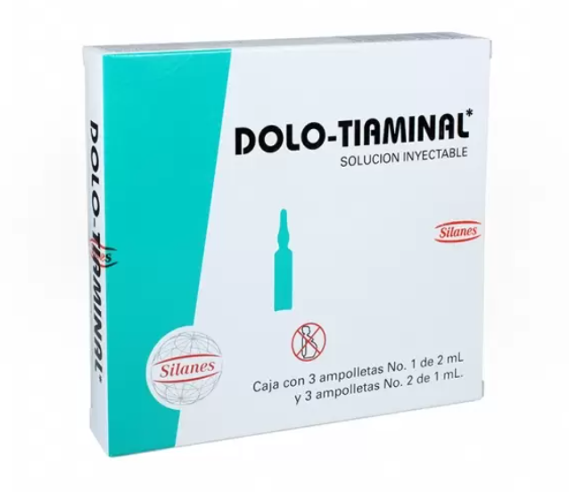 Dolo-Tiaminal Inyectable | Analgésico + Vitamina B1 | FarmaVá