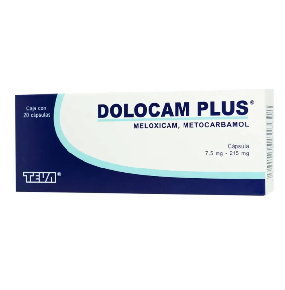 Dolocam Plus Cápsula 7,5 Mg/215 Mg, 20 Cápsulas