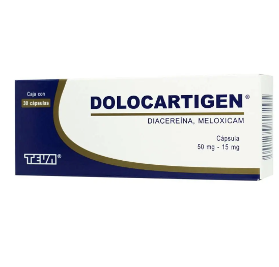 Dolocartigen Cápsula 50 Mg/15 Mg, 30 Cápsulas