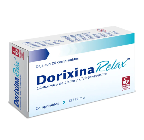 Dorixina Relax Comprimidos Recubiertos, 20 Comprimidos