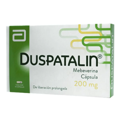 Duspatalin Cápsula De Liberación Prolongada 200 Mg, 14 Cápsulas