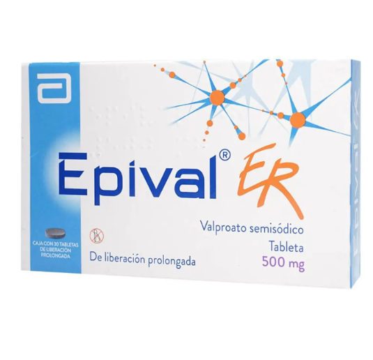 Epival Er Epival Er 500 Mg Caja C/30 Tabletas Liberacion Prolongada