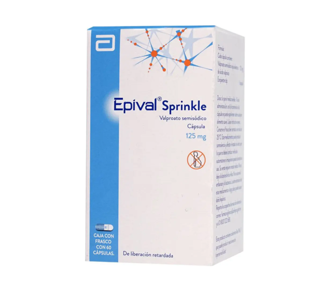 Epival Sprinkle Cápsulas 125 Mg, 60 Cápsulas