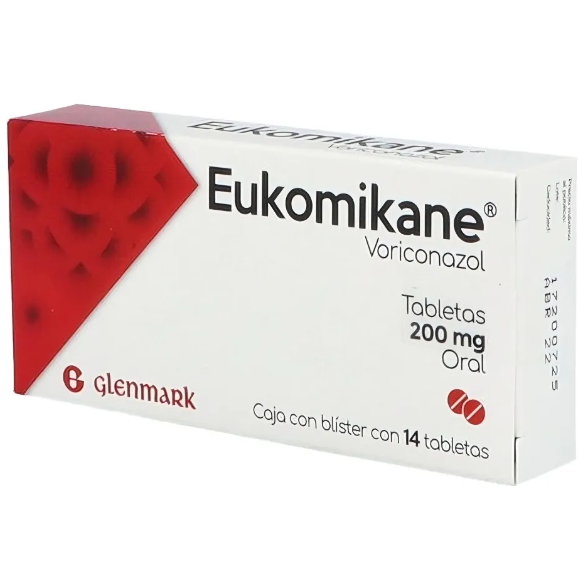 Eukomikane Voriconazol 200 mg – Caja con 14 tabletas