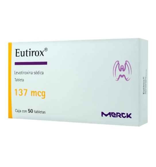 Eutirox Tabletas 137 Mcg, 50 Tabletas