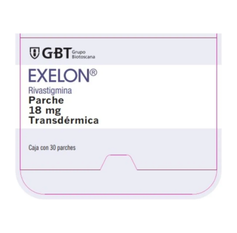 Exelon 18mg Caja Con 30 Parches Gbt