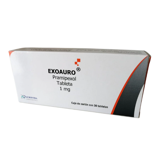 Exoauro Pramipexol 1 Mg Caja Con 30 Tabletas Aurovida