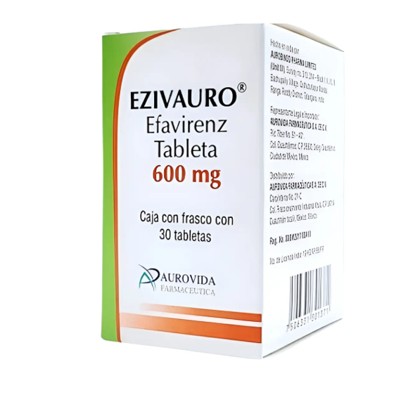 Ezivauro Efavirenz 600mg 30 Tab - Aurovida Farmaceutica
