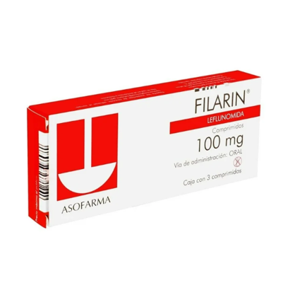 Filarin 100 mg – Paquete con 3 comprimidos