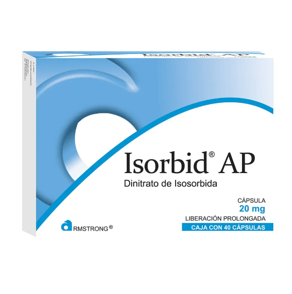 Isorbid Ap Cápsula Liberación Prolongada 20 Mg, 40 Cápsulas