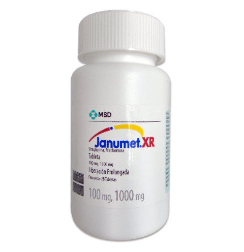 Janumet XR 100 mg / 1000 mg 28 Tabletas