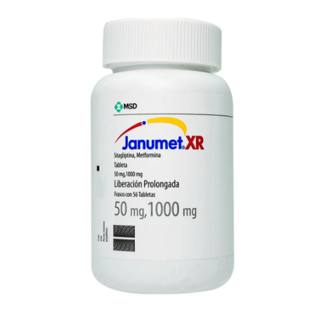 Janumet Xr Tableta 50 Mg/1000 Mg, 56 Tabletas
