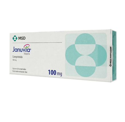 Januvia Sitagliptina 100 mg – Caja con 28 tabletas