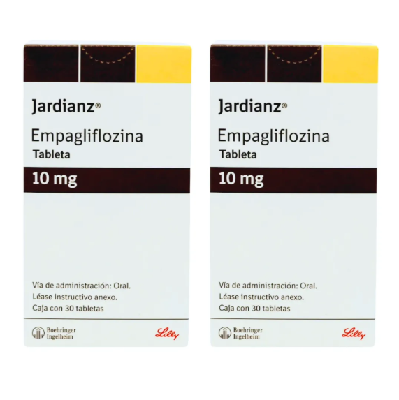 Jardianz 10mg Caja Con 30 Tabletas- Original Pack 2 Pz