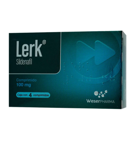 Lerk Comprimidos 100 Mg, 4 Comprimidos