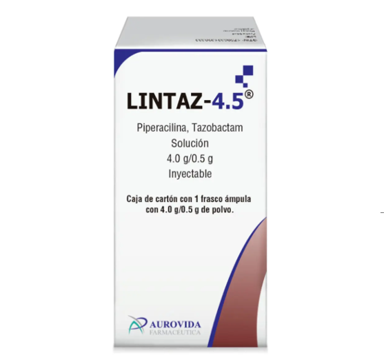 Lintaz4.5g Piperacilina, Tazobactam Solución Inyectable