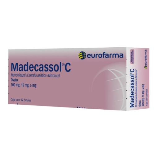 Madecassol C Óvulo, 12 Óvulos, Eurofarma
