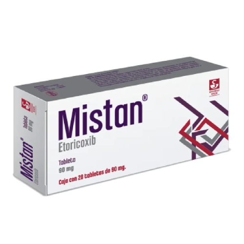Mistan Tabletas 90 Mg, 28 Tabletas