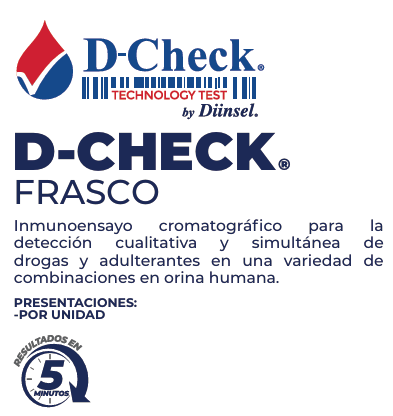 D-Check Prueba Antidoping, Detección 7drogas, Facil De Usar
