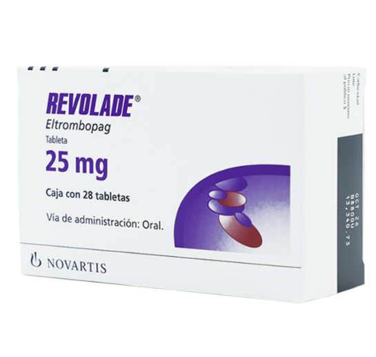 Revolade 25 Mg, con 28 Tabletas