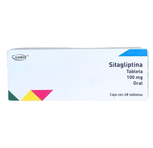 Sitagliptina De 100 Mg. Caja Con 28 Tabletas