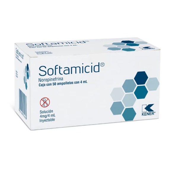 Softamicid Solución Inyectable, 50 Ampolletas 4ml