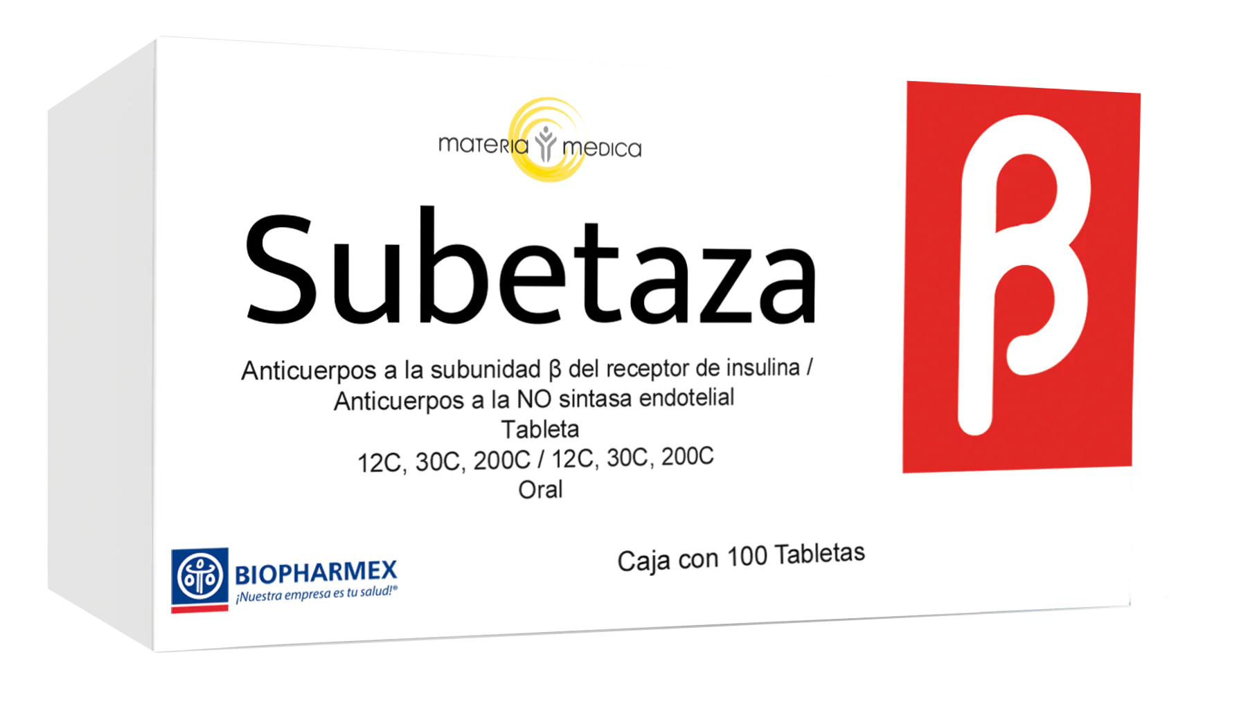 Subetaza De Biopharmex, 100 Tabletas