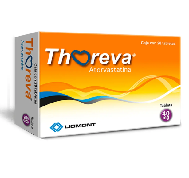 Thoreva Tabletas 40 Mg, 28 Tabletas