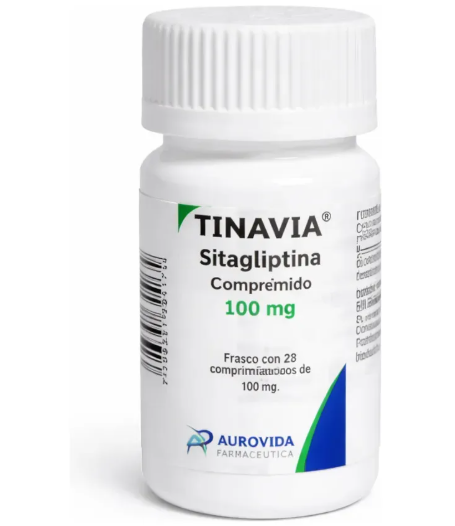Tinavia Sitagliptina 100mg 28 Comprimidos