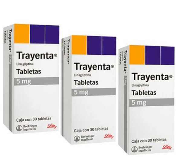 3-pack Trayenta Linagliptina 5 mg – Total 90 tabletas