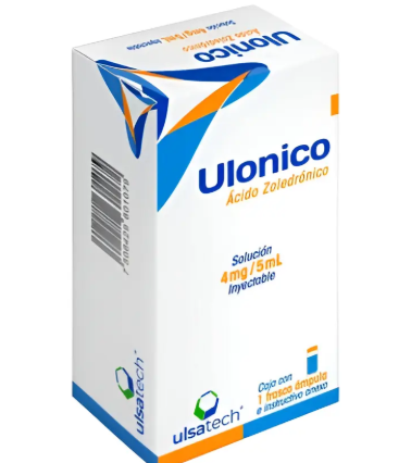 Ulonico Zoledrónico Antirresortivo Óseo 4mg/5ml Inyectable