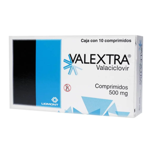 Valextra Comprimido 500 Mg, 10 Comprimidos