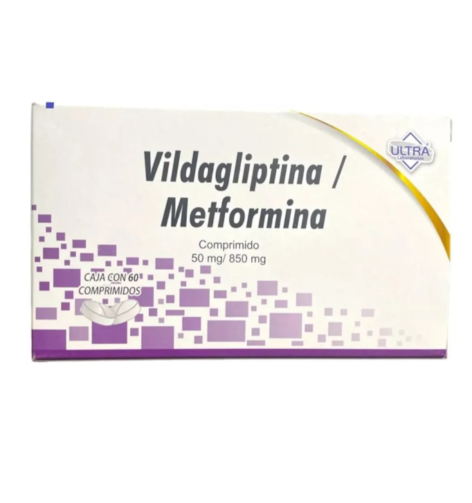 Vildagliptina/metformina (ultra) C/60 Comps. 50/850 Mg