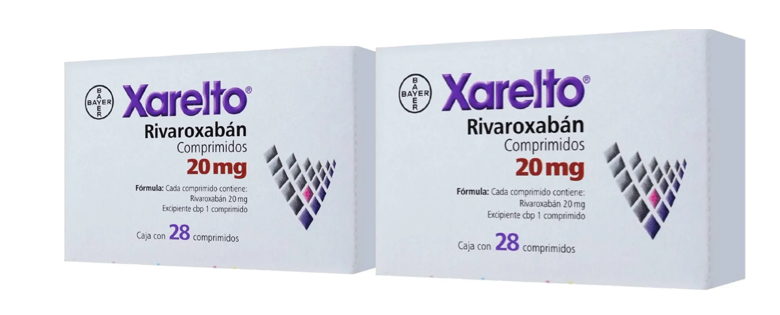 2-pack Xarelto Comprimido 20 Mg, Total 56 Comprimidos