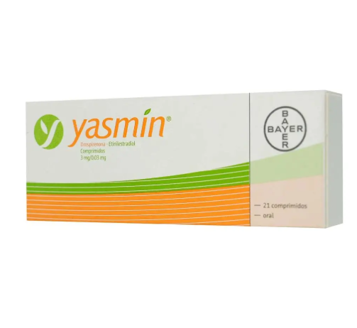 Yasmin Anticonceptivo Oral 3 Mg / 0.3 Mg Caja C/ 21 Tabletas